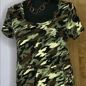 Green camo XS classic T-shirt